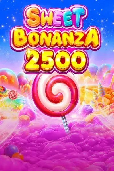 Sucette géante sur un paysage de bonbons roses